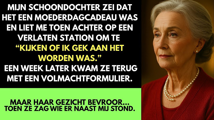 Mijn Schoondochter Liet Me Achter Op Een Verlaten Station Om Te Testen Of Ik Mijn Verstand Verloor.