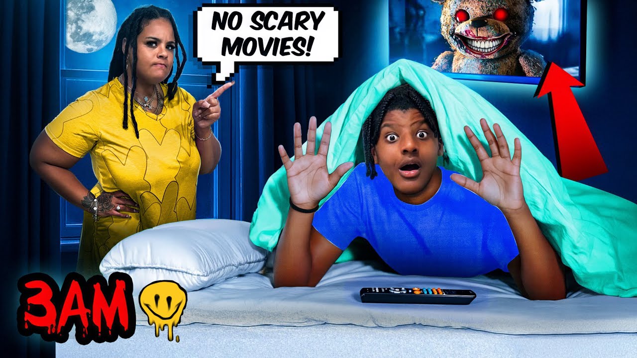 sneaky boy watches scary movie at 3am on a school night lives to regret ...