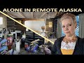 Cluttered mess to luxury offgrid bathroom  remote alaska cabin