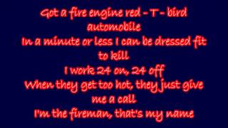 Video thumbnail of "George Strait The Fireman Lyrics"