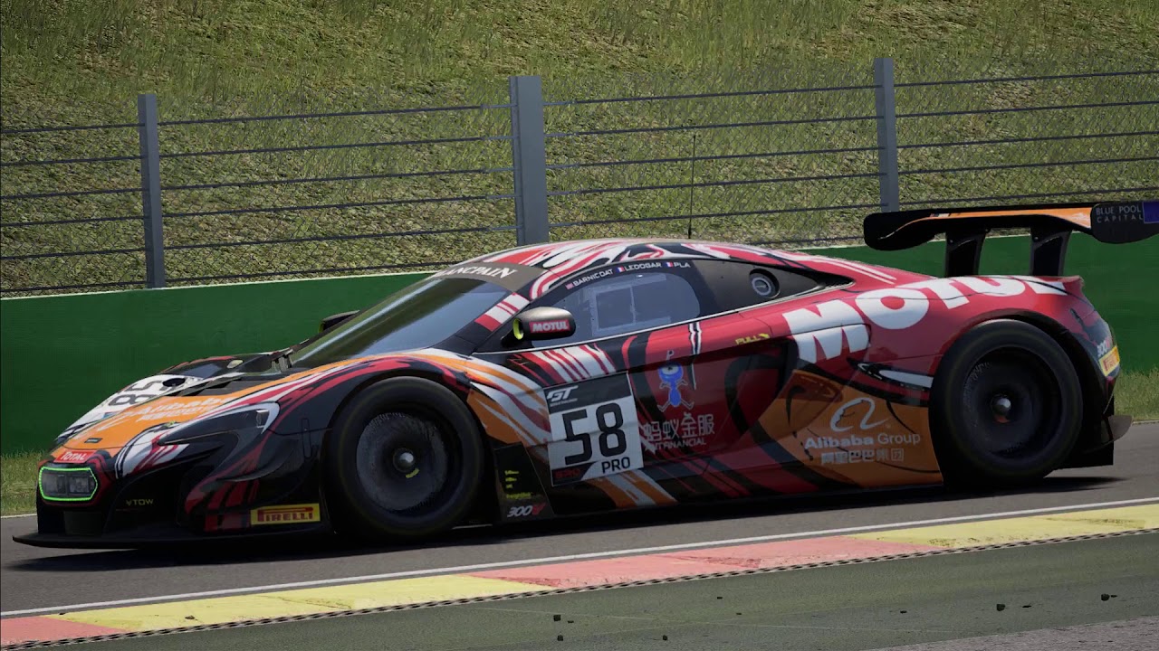 Assetto Corsa Competizione Spa Francorchamps McLaren 650S GT3 YouTube