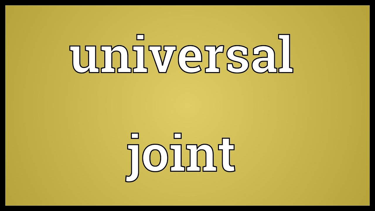 Universal joint Meaning