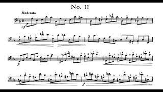 David Popper - Op.73, Étude No.11 Hohe Schule des Violoncello-Spiels