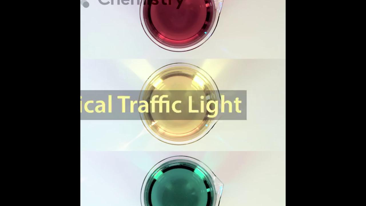 1 solution has 3 colors ("Chemical Traffic Light" experiment) YouTube