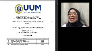 DATA STRUCTURE - PRESENTATION PROJECT  (AMMAR YASIR, AFIQ AZEMAN, INTISAR AHMAD KHAN, AINA SHAKIRA)