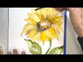 Watercolor sunflowers simple and fun splurging with wn paints  repost