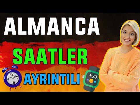 Ders 31 | Almanca A1 Temel Seviye | Almanca Saatler Dijital ve Analog Saat Okuma - Die Uhrzeiten