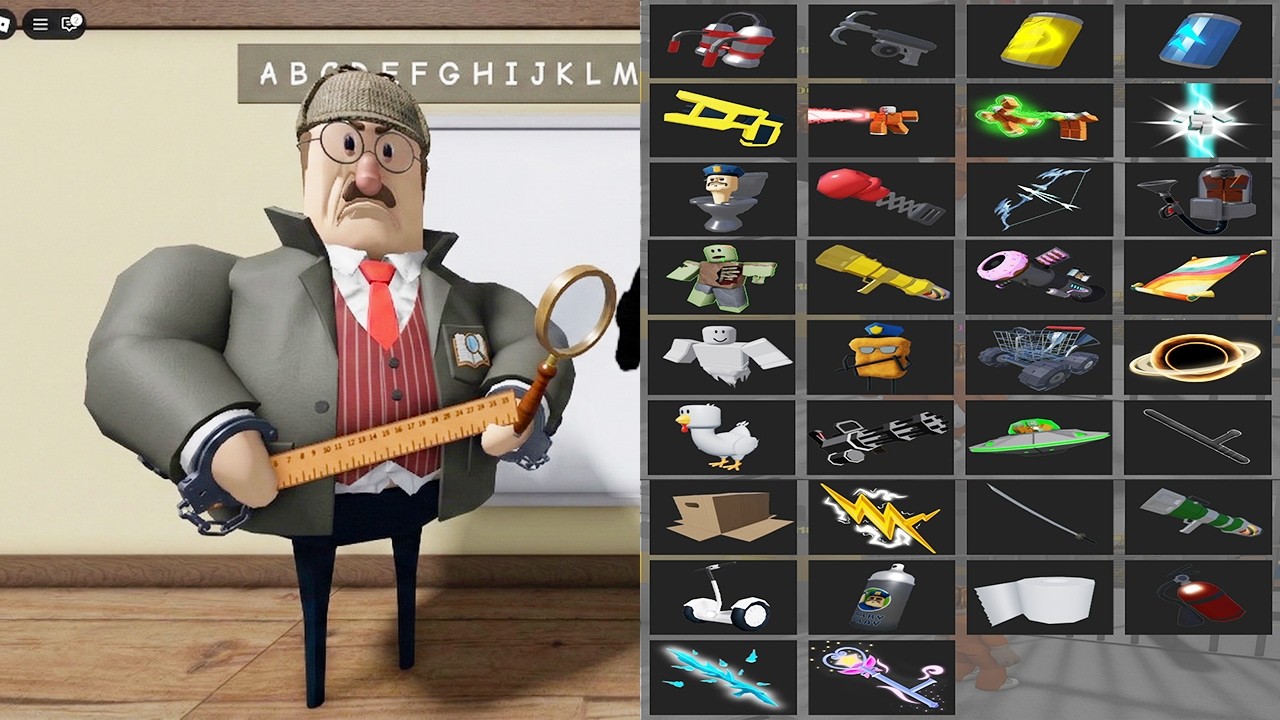 All Items Unlocked GREAT SCHOOL BREAKOUT OBBY HARD MODE - Roblox New Update All Morphs Full Gameplay