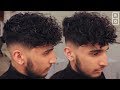 Low Skin Fade Curly Haircut For Men With Disconnected Undercut 🔊Clipper Noise - No Music 🔊