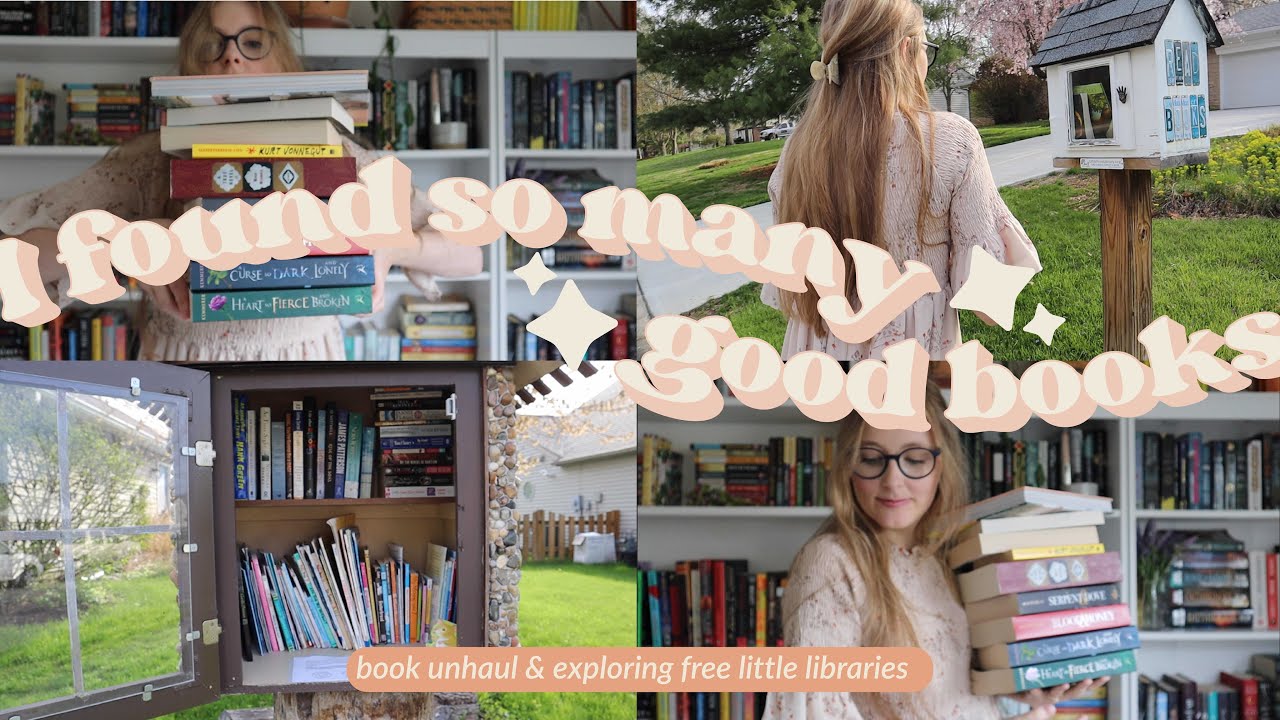 BOOK UNHAUL & Visiting Free Little Libraries ✨