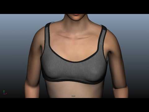 Breast animation Maya