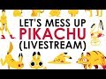 LIVESTREAM: Drawing Pikachu WEIRD