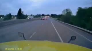 R+L Carriers using prohibited lane