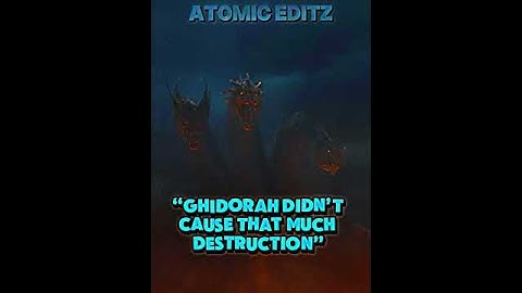 Ghidorah is a menace… | #godzilla #short #monsterverse #edit