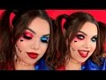 HARLEY QUINN Suicide Squad Glam Makeup Tutorial