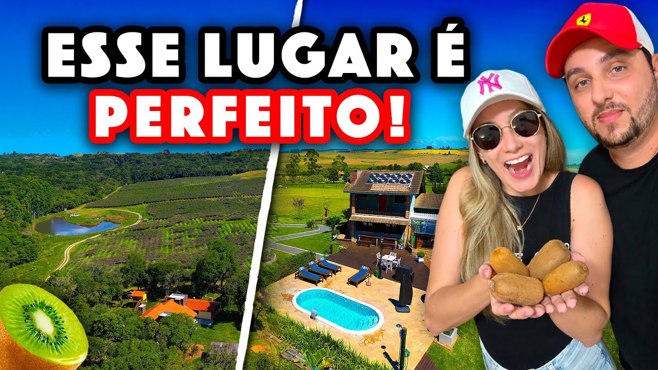 DOIS PASSEIOS INCRÍVEIS PERTO DE CURITIBA! RANCHO CATARINA E COLHEITA DE KIWI EM SÃO LUIZ DO PURUNÃ!