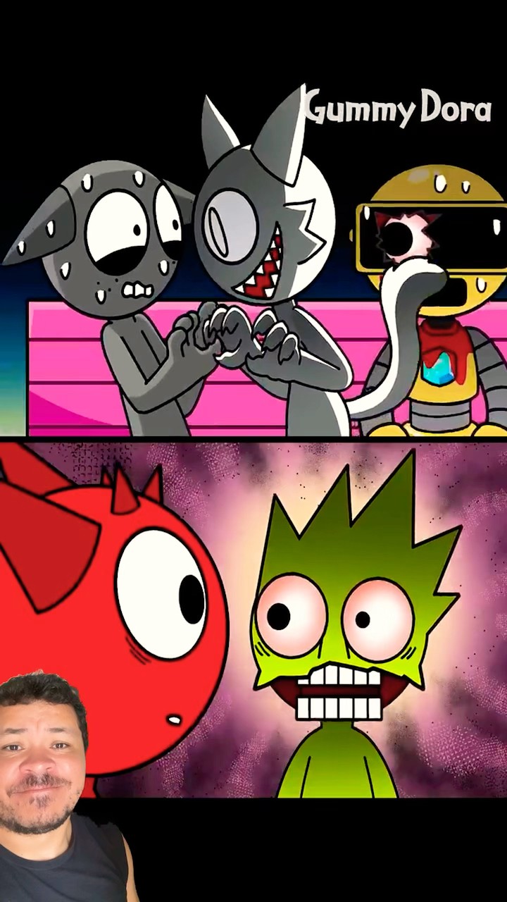 QUAL ANIMAÇÃO VOCÊ GOSTOU MAIS? #sprunki #shortsvideo #youtubeshorts #mayumigames