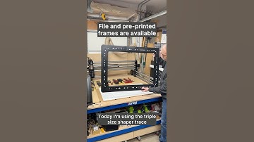 The triple size Shaper Trace frame I 3D printed