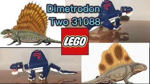 Lego moc alternative build dimetrodon two 31088
