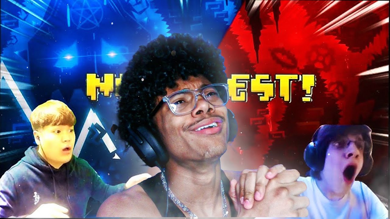 РЕАКЦИЯ на САМУЮ СМЕШНУЮ подборку Rage в Geometry Dash... НО Я В НЕЙ?!?!?!?!