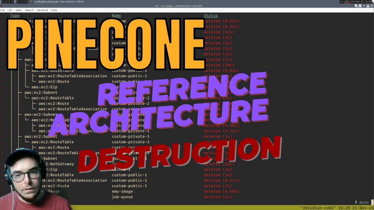 How to destroy the Pinecone AWS Reference Architecture - YouTube