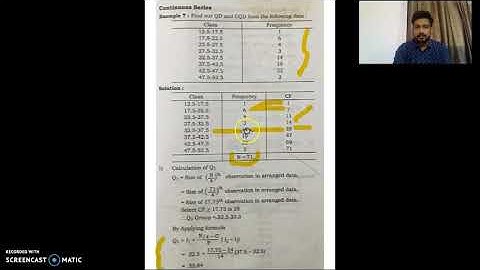 B.Com Sem 2 - Statistics and Business Mathematics - Lecture 10