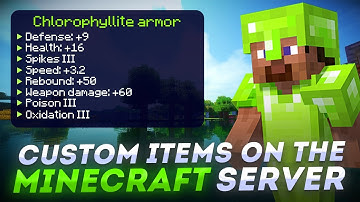HOW TO ADD CUSTOM ITEMS TO A MINECRAFT SERVER?