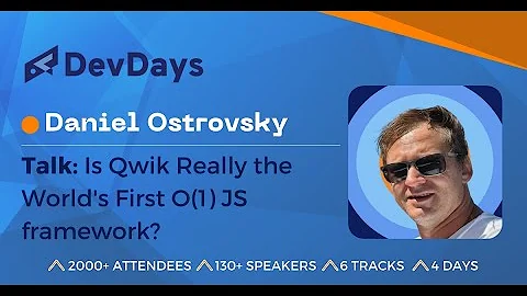 Daniel Ostrovsky: Is Qwik Really the World's First O1 JS framework?