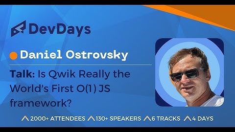 Daniel Ostrovsky: Is Qwik Really the World