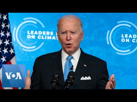 Biden Sets Ambitious CO2 Target at Virtual Global Summit on Climate Change.