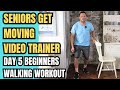 Easy Walking Exercises for Seniors | Stay Active & Improve Endurance at Home | Full Workout - Day 5
