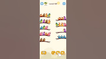 Bird Sort Colour GAMEPLAY LEVEL 139🔥Subscribe Channel@8-Bit games🔥