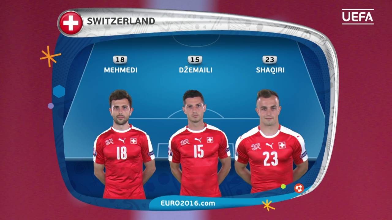 Switzerland Line Up V Poland Uefa Euro 16 Youtube