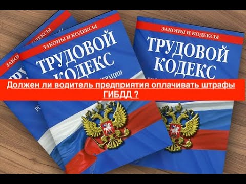 Должен ли водитель предприятия оплачивать штрафы ГИБДД ?