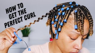 How To | Small Perm Rod Set | Wet Natural Hair | JasColoredCurls
