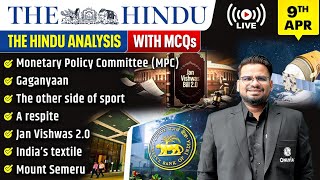 The Hindu Analysis | 9th April 2026 | The Hindu Newspaper  - Practice Questions | Prashant Sir