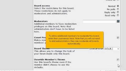 How to modify or add boards and categories in SMF - SMF Tutorials
