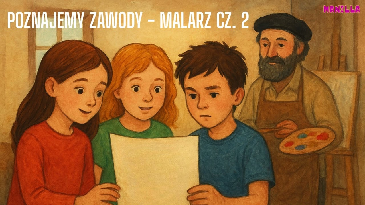 Poznajemy zawody - malarz cz. 2 - bajka edukacyjna do słuchania 