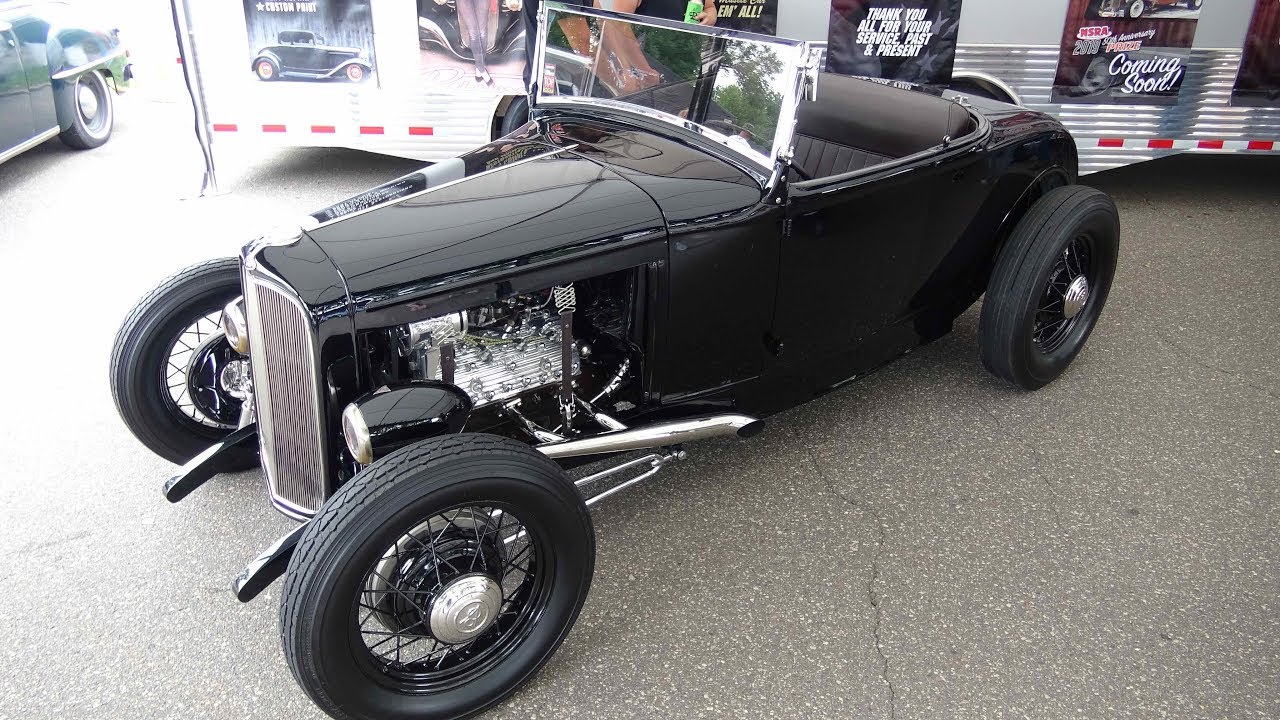 1931 Ford Roadster with a Flathead V8 built by Reisinger shown at MSRA