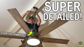 In Depth Fan Installation Guide With Downrod Shorteningextending Method