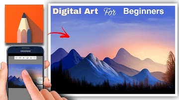 Autodesk Sketchbook Tutorial For Beginners - Landscape Digital art / Android