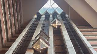 AWESOME Glass Schindler Traction Elevators @ Hyatt Regency, Cambridge MA