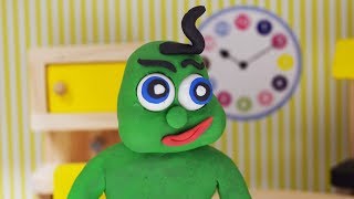 Green Baby - Episode 60 - Play Time With Superheroes Babies - Stop Motion Cartoon For Kids