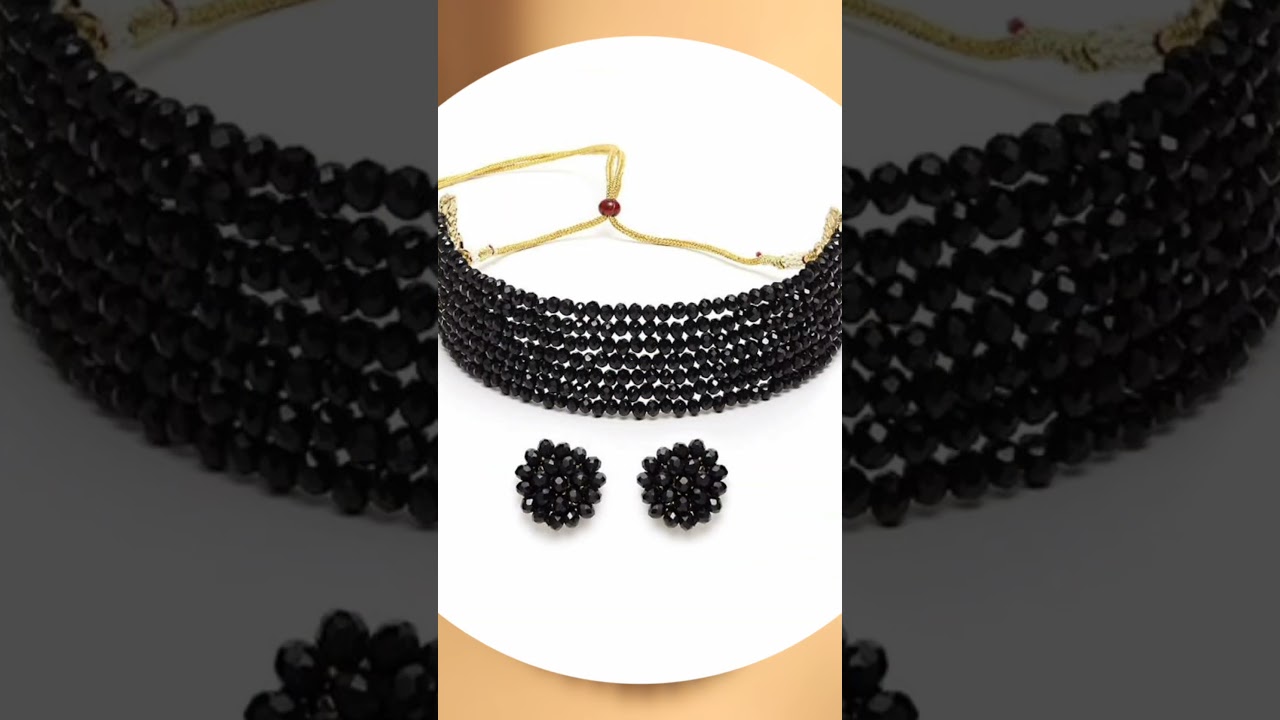 beautiful black necklace design ❤️❤️ 