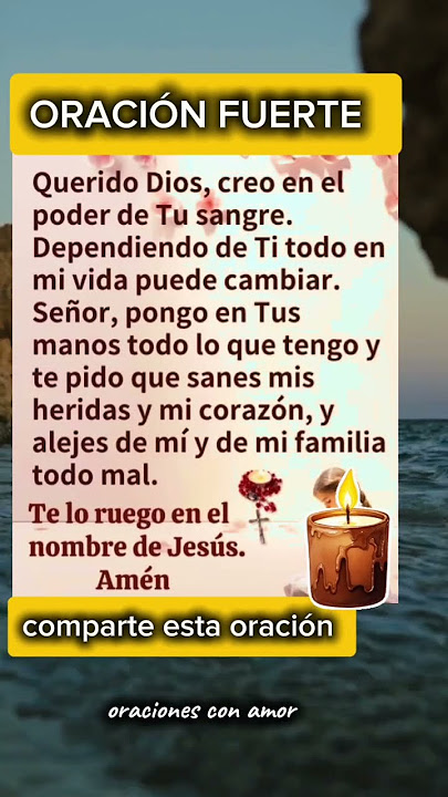 Oración fuerte y poderosa #oraciones #oracionesconamor #oracionparalanoche #oraciondelamañana
