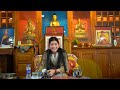 Her eminence dagmo sonam palkyi sakya gives advice and guidance to sachen school