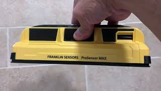 Franklin Sensors ProSensor MAX vs. Bosch D-TECT120