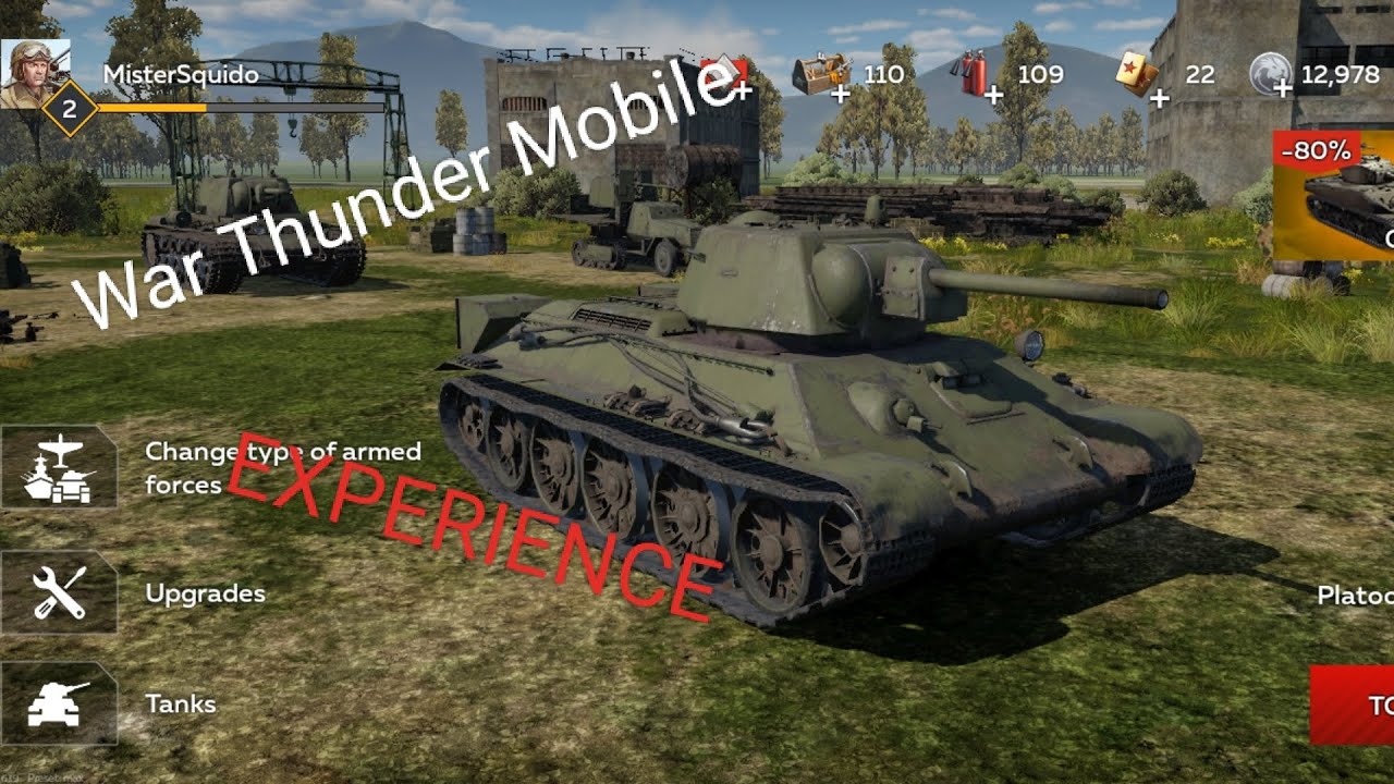 War thunder Mobile experience - YouTube