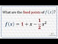 The fixed point of a function