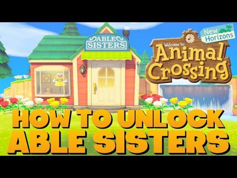 Vídeo: Animal Crossing Able Sisters: Cómo Abrir La Sastrería Y Desbloquear Patrones De Able Sisters En New Horizons